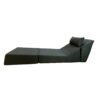 Three In One Folding Sofa, Convertible Bed, Easy To Carry Outdoors, Suitable For Living Room, Bedroom, Lounge, Outdoor - Dark Gray - Image 14