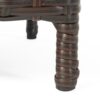 Trenton - Outdoor Side Table With Glass Top - Brown Rattan - Image 11