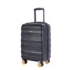 Carry On Luggage Airline Approved Carry On Suitcase With Tsa Approved Carry On Luggage With Wheels Carry On Bag Hard Shell Suitcases - Black - Image 4