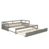 Extending Daybed With Trundle, Daybed With Trundle - Gray - Image 2