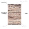 Fenix - Accent Rug - Cream / Brown - Image 4