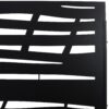 Outdoor & Indoor Privacy Screen Metal Privacy Screen, Steel Decorative Panels - Black - Image 8