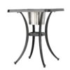 Outdoor Cast Aluminum Bistro Table With Ice Bucket - Black Copper - Image 5