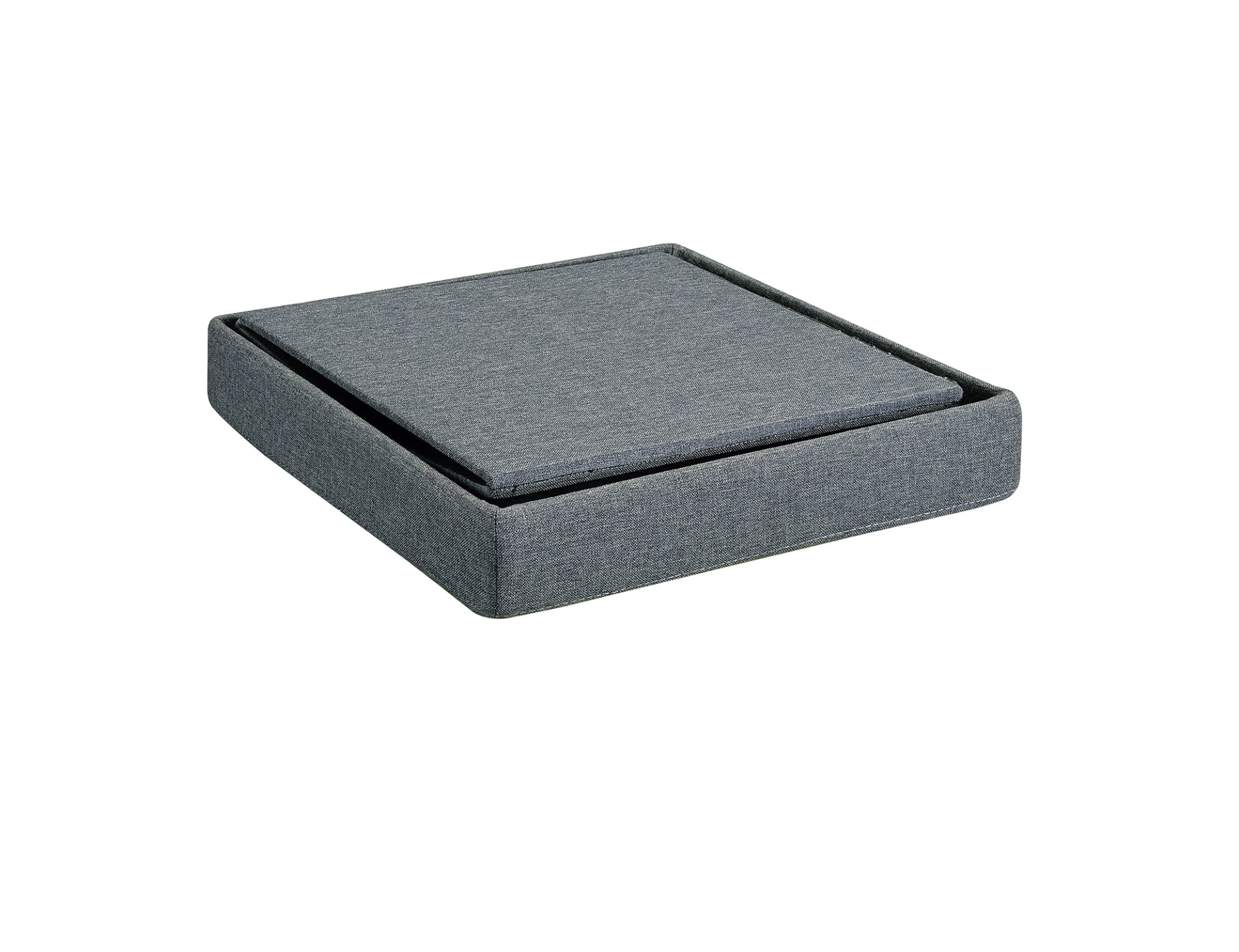 Vinny - Wood Grain 5 Piece Coffee Table Set With Raised Edges (Set of 5) - Black - Image 7