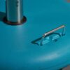Stylish Round Wheelie - Umbrella Base With Stainless Steel Holder - Teal Concrete - Image 4