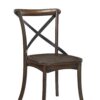 Kaelyn - Metal Side Chair (Set of 2) - Dark Oak - Image 3