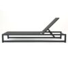 Chaise Lounge With 5 Reclining Positions, Outdoor Patio Lounge Chairs - Black / Gray - Image 6