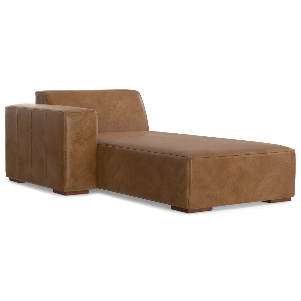 Rex - 2 Seater Sofa And Left Chaise - Brown - Image 11