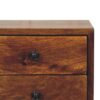 Solis - 2 Drawer Wall Mounted Nightstand - Brown - Image 5