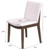 Laura - Mid-Century Modern Dining Chair (Set of 2) - Beige - Image 14