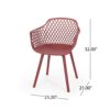 Poppy - Chair (Set of 2) - Red - Image 3