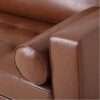 Comfy 3 Seat Sofa With Wooden Legs, For Living Room And Study - Light Brown - Image 10