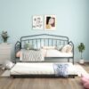 Fox - Twin Daybed With Twin Trundle - Black - Image 21