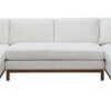 Valiant - Chenille Sectional Sofa With 4 Pillows - Ivory - Image 2