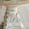 Cake Stand, Wood Cake Plate With Magnesium Base - Cream / Brown - Image 8