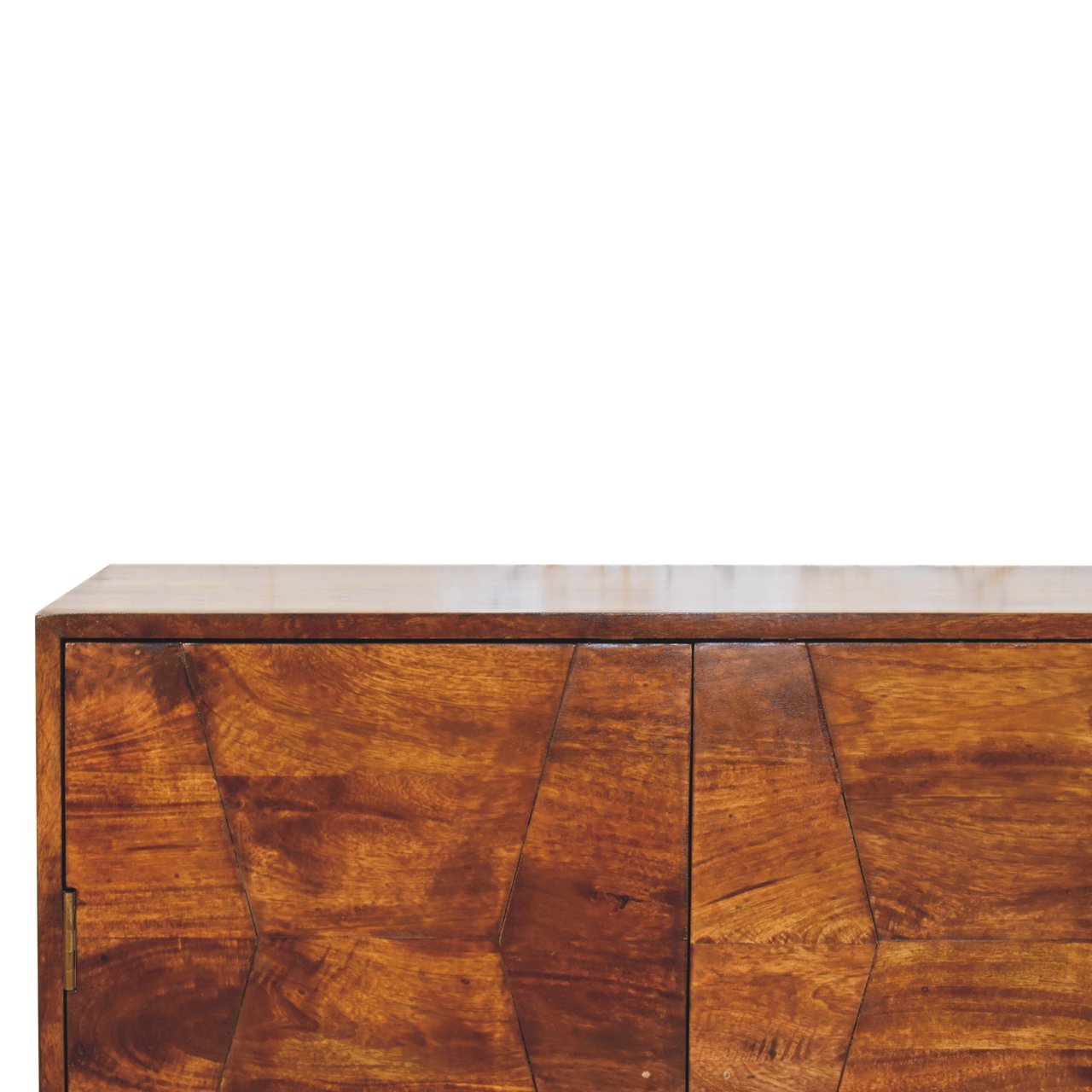 Wavecrest Cabinet, 4 Shelves - Chestnut - Image 5