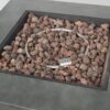 Modern Iron Square Fire Pit With 50, 000 Btu Output - Stone Gray - Image 12