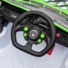 12V4A 20W*2 One Button Start, Forward And Backward, High And Low Speed, Music, Front Light, Power Display, Two Doors Can Open, 2.4G R / C, Seat Belt Four Wheel Absorber Kids Ride On Car - Green - Image 8