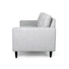 Jenny - Contemporary Tufted Fabric 3 Seater Sofa - Light Gray - Image 6