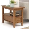 Warm Shaker - Narrow Side Table - Light Golden Brown - Image 8