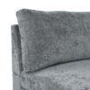 Upholstered Chaise Lounge With Iron Bracket Legs - Gray - Image 11