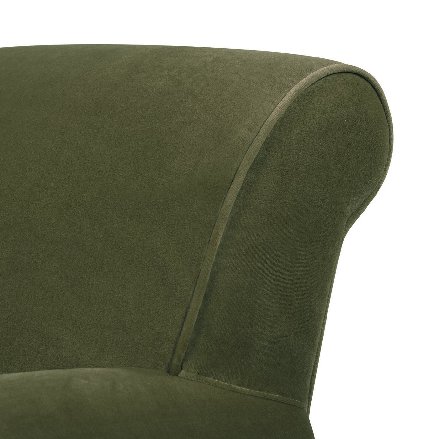 Alana Lawson - Accent Arm Chair Casters - Olive Green - Image 4