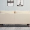 Stationary Loveseat - Beige - Image 20