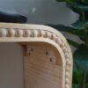 Console Table With Wood Beads Curved Waterfall Style Table - Antique Natural / Natural / Rustic / Natural / White - Image 8