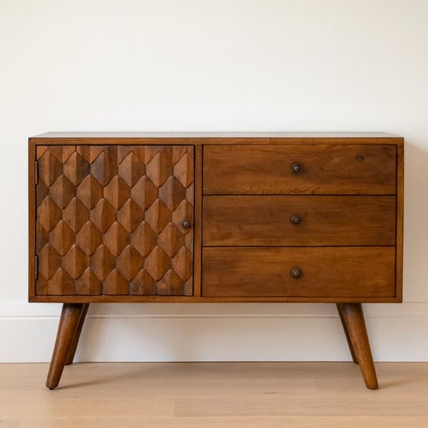 Carved Sideboard - Chestnut