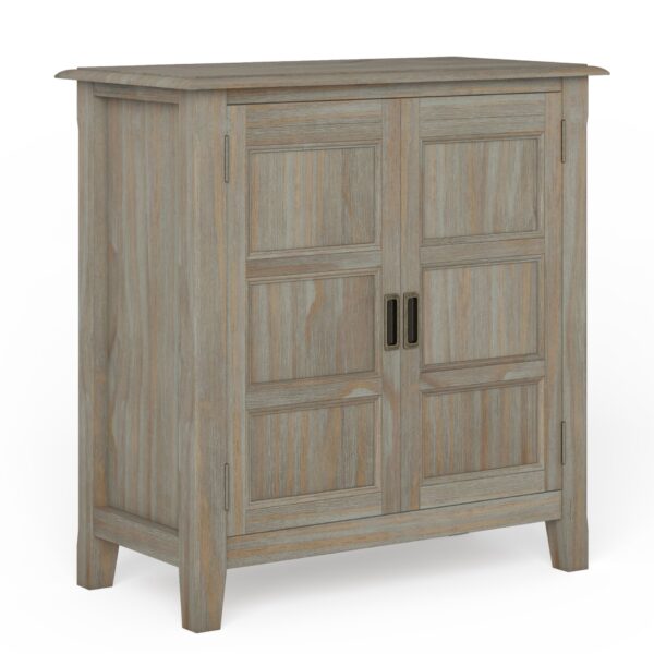 Burlington - Low Storage Cabinet - Distressed Gray