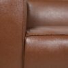 Contemporary 3 Seater Sofa With Tuxedo Design - Light Brown - Image 12