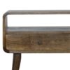 Curved Console Table - Brown - Image 6