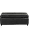 Twin Size Folding Ottoman Sleeper Bed With Mattress Convertible Guest Bed - Black - Image 7