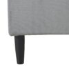 Aspen - Queen Vertical Tufted Modern Headboard Platform Bed Set - Opal Gray - Image 12