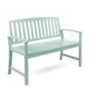 Farmhouse Style Loja Bench Indoor / Outdoor Acacia Wood - Mint - Image 7