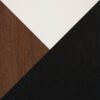 Dakota Charlotte - 5 Piece Contemporary Dining Set - Brown / White / Charcoal - Image 5