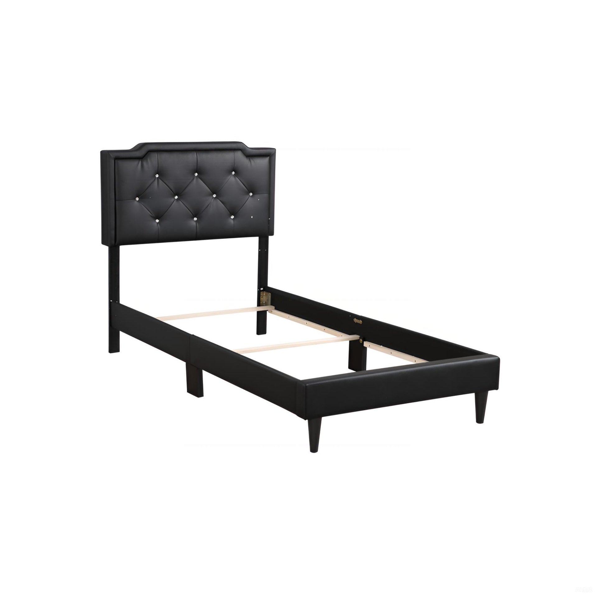 Deb - Twin Bed - Black - Image 4