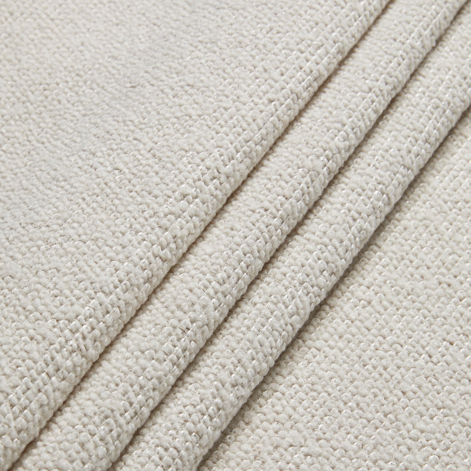 Harper - King Size Tall Headboard Upholstered Bed - Cream White - Image 12