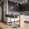 Amery - Adjustable Swivel Bar Stool - Charcoal Gray - Image 9