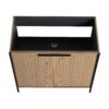 Contemporary Freestanding Bathroom Vanity With Adjustable Shelves - Light Coffee - Image 7