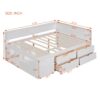 Full Size Daybed With Drawers And Shelves - White - Image 15