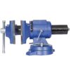 Heavy Duty 5" Multi Jaw Rotating Bench Vise With 360 Degree Swivel Base And Head - Blue - Image 6