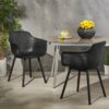 Lotus - Chair (Set of 2) - Black - Image 4