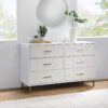 Myles - Dresser - White Champagne / Gold - Image 6
