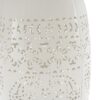 Lilac - Mosaic Side TableCeramic Tile Top & Iron Frame Indoor / Outdoor Use - White - Image 5