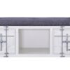 Cargo - Bench With Storage - Gray / White - Image 9