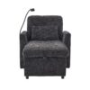 Multifunctional Lazy Person Sofa Recliner With Storage Backrest And Cell Phone Bracket For Living Room Or Bedroom - Black - Image 18