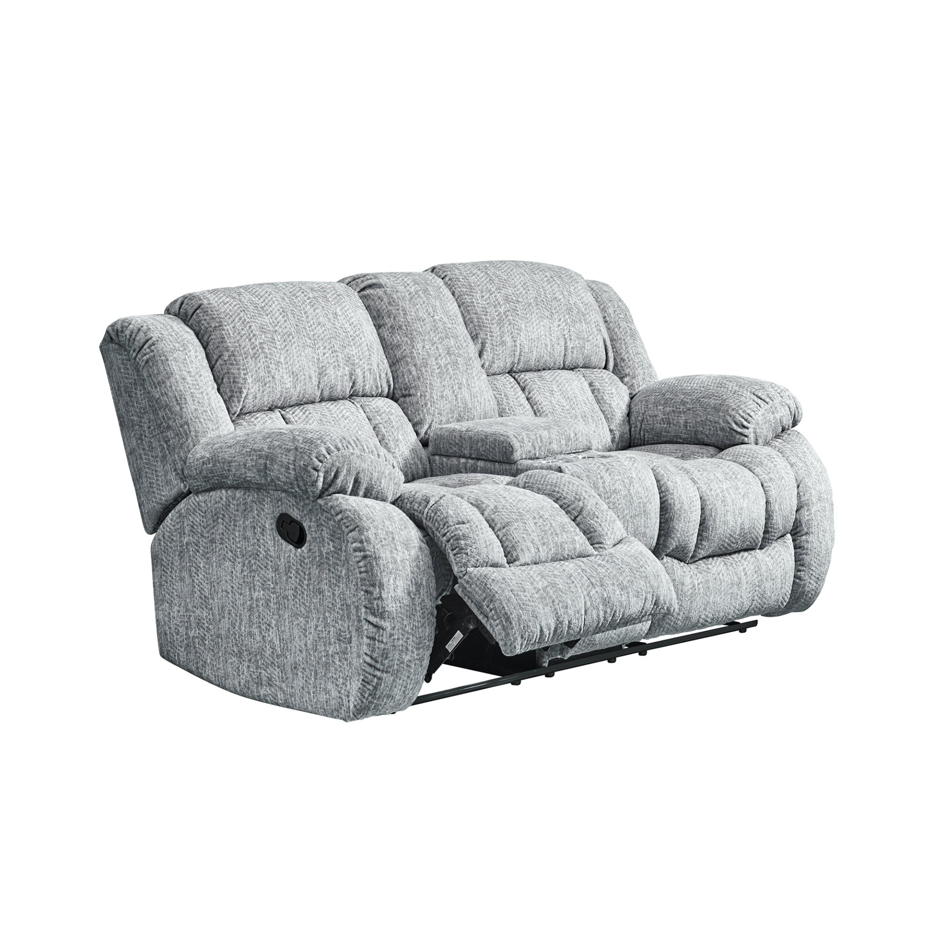 Stonic - Reclining Sofa, Love And Chair - Gray - Image 3