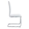 (Set of 4) Material Bow Shaped Chairs Adding Fashion To Minimalist And Contemporary Home Styles - White - Image 17