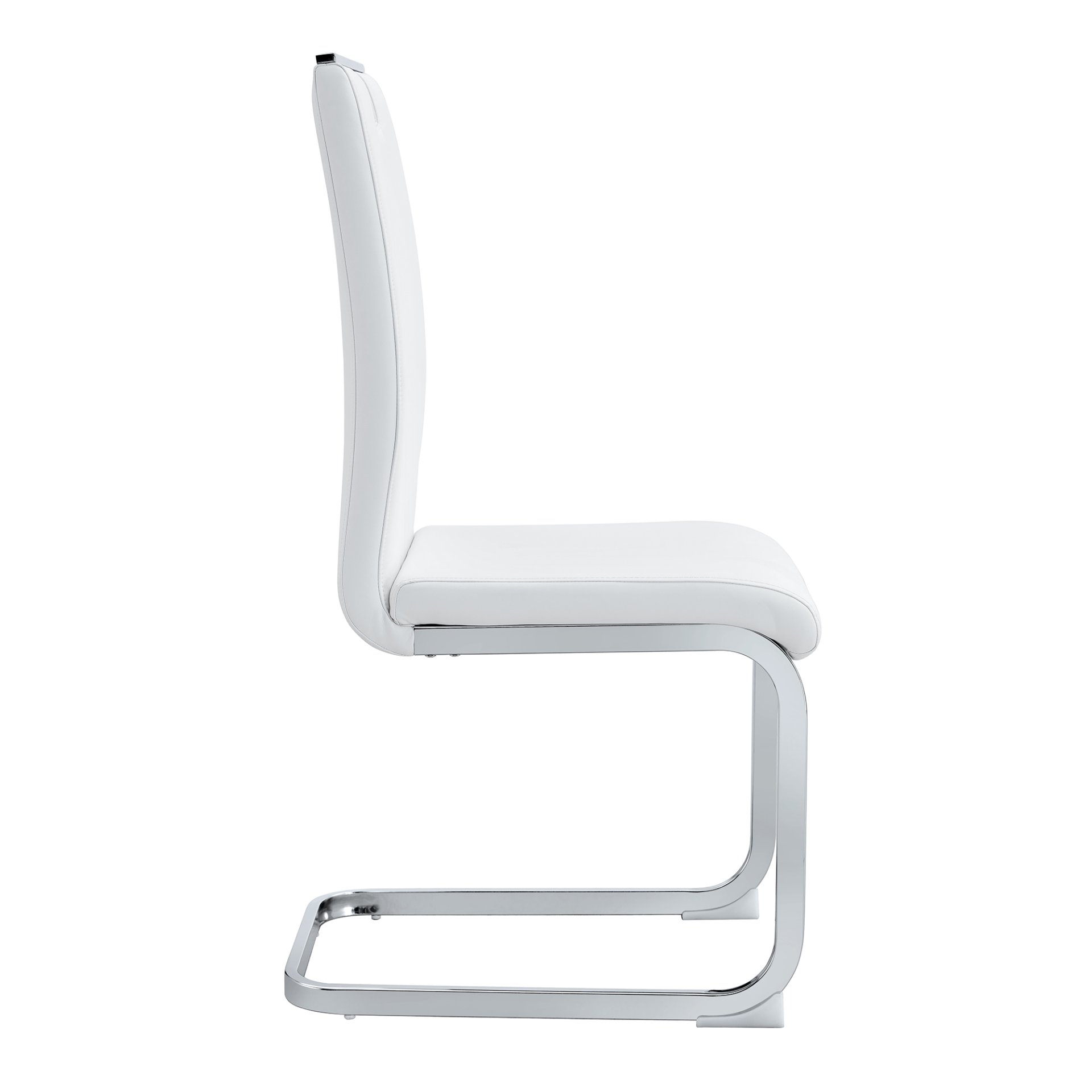 (Set of 4) Material Bow Shaped Chairs Adding Fashion To Minimalist And Contemporary Home Styles - White - Image 17
